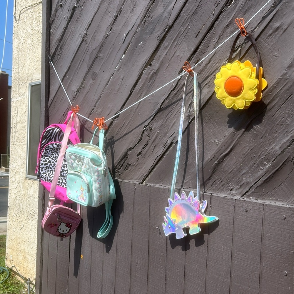 All kinds of bags: for kids , teens , lunch bags , pouch bag, school backpack.